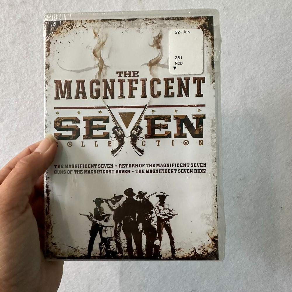 The Magnificent Seven Collection 4-Film DVD Set Widescreen New Sealed Western
